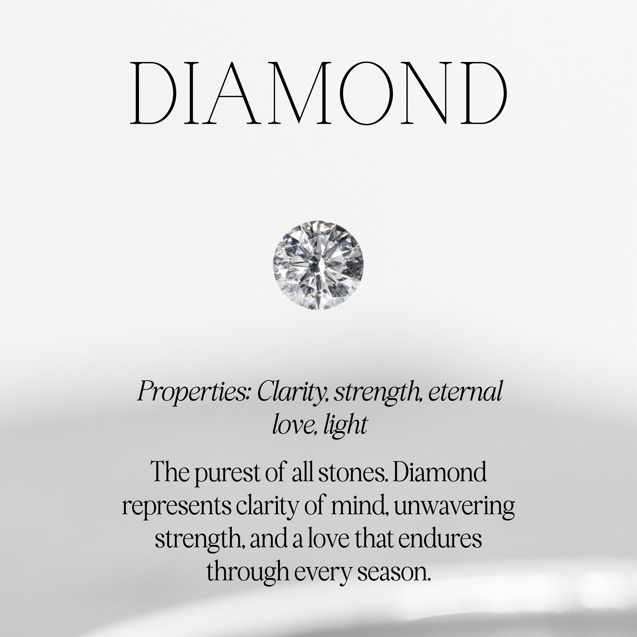 Sterling Silver - Diamond